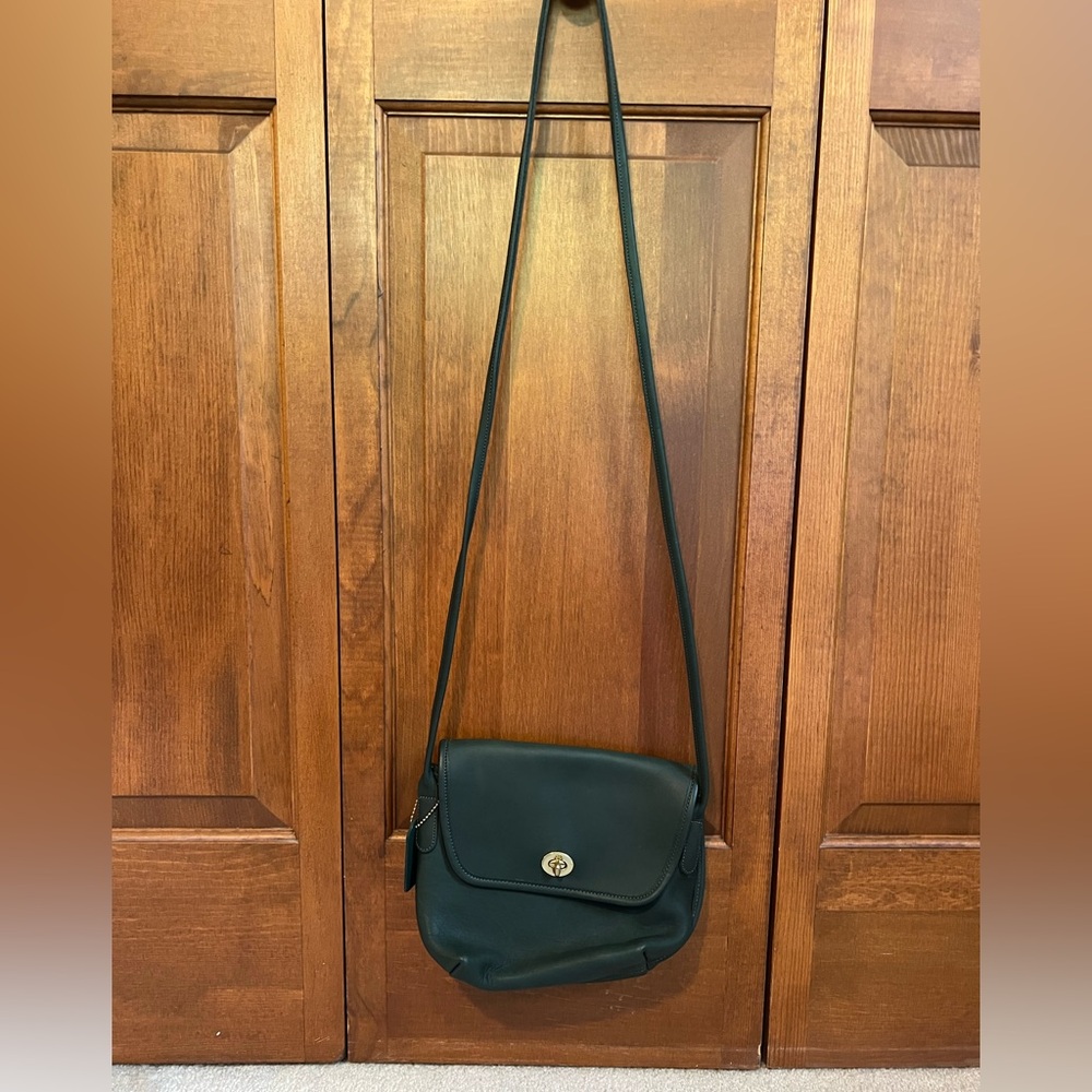 Coach Dark Green Crossbody Bag